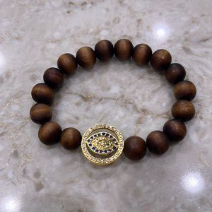 Olsen beaded evil eye bracelet